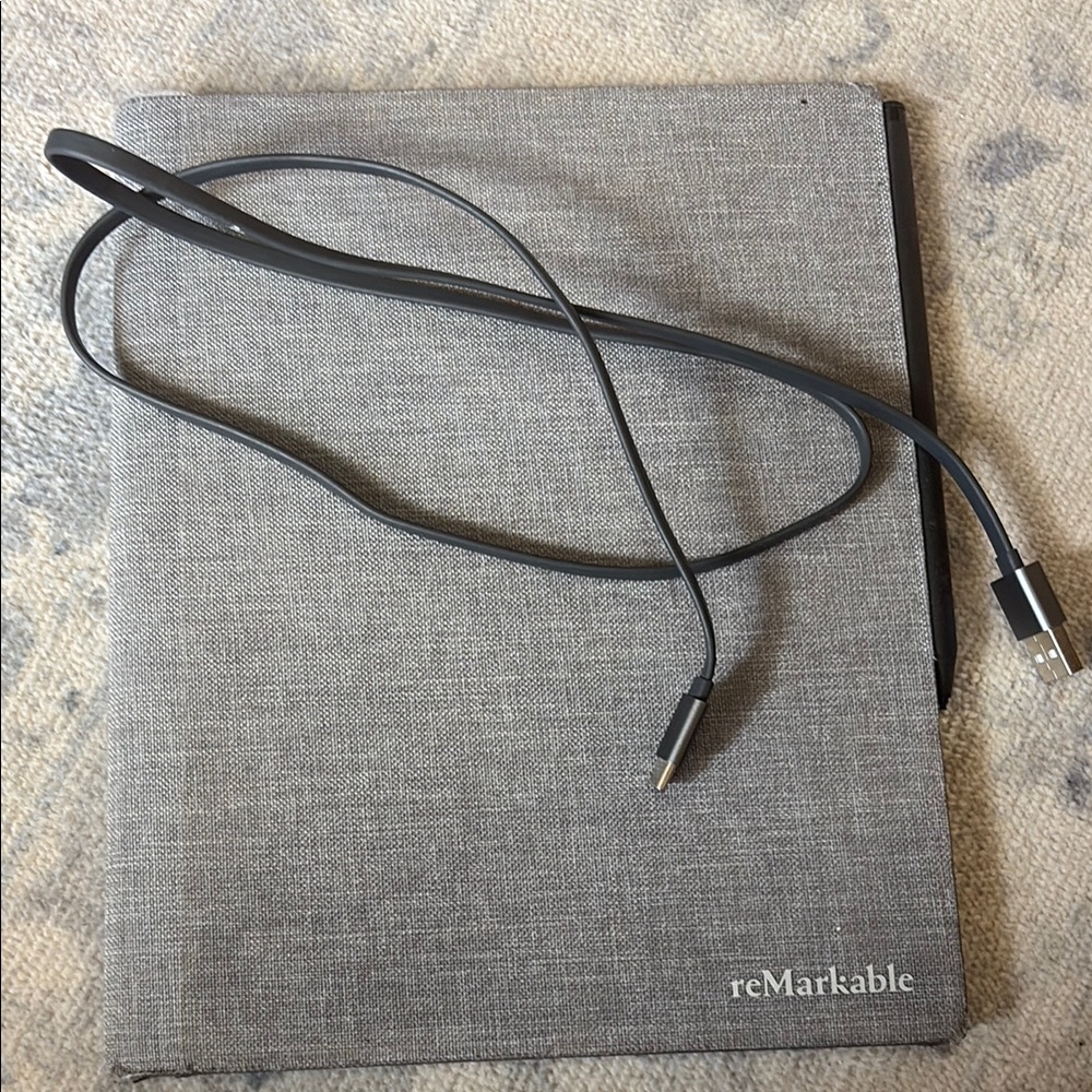 reMarkable Gray Tablet with Charging Cord